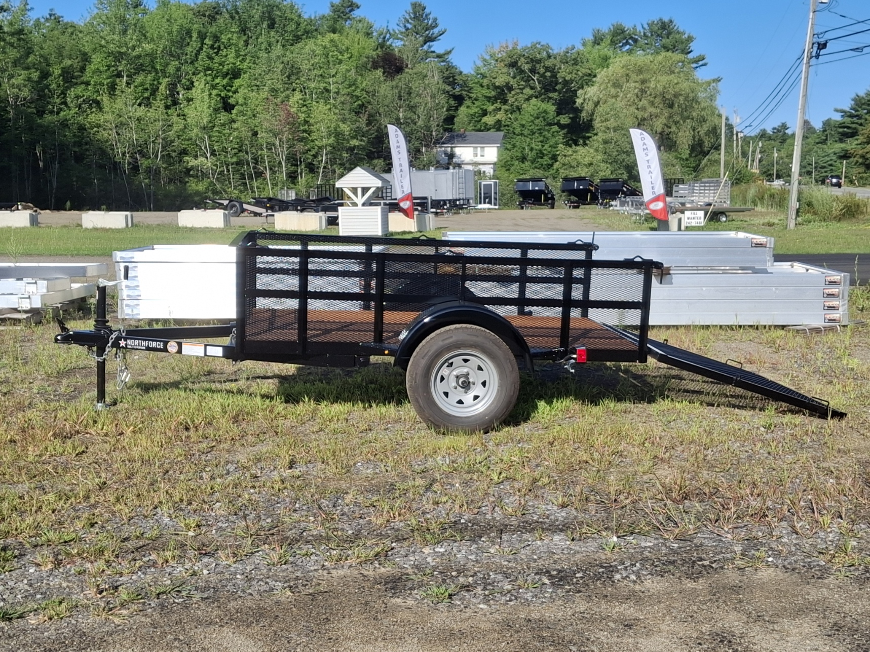 2026 North Force 5X8SA EXRH Tilt Tilt Trailer