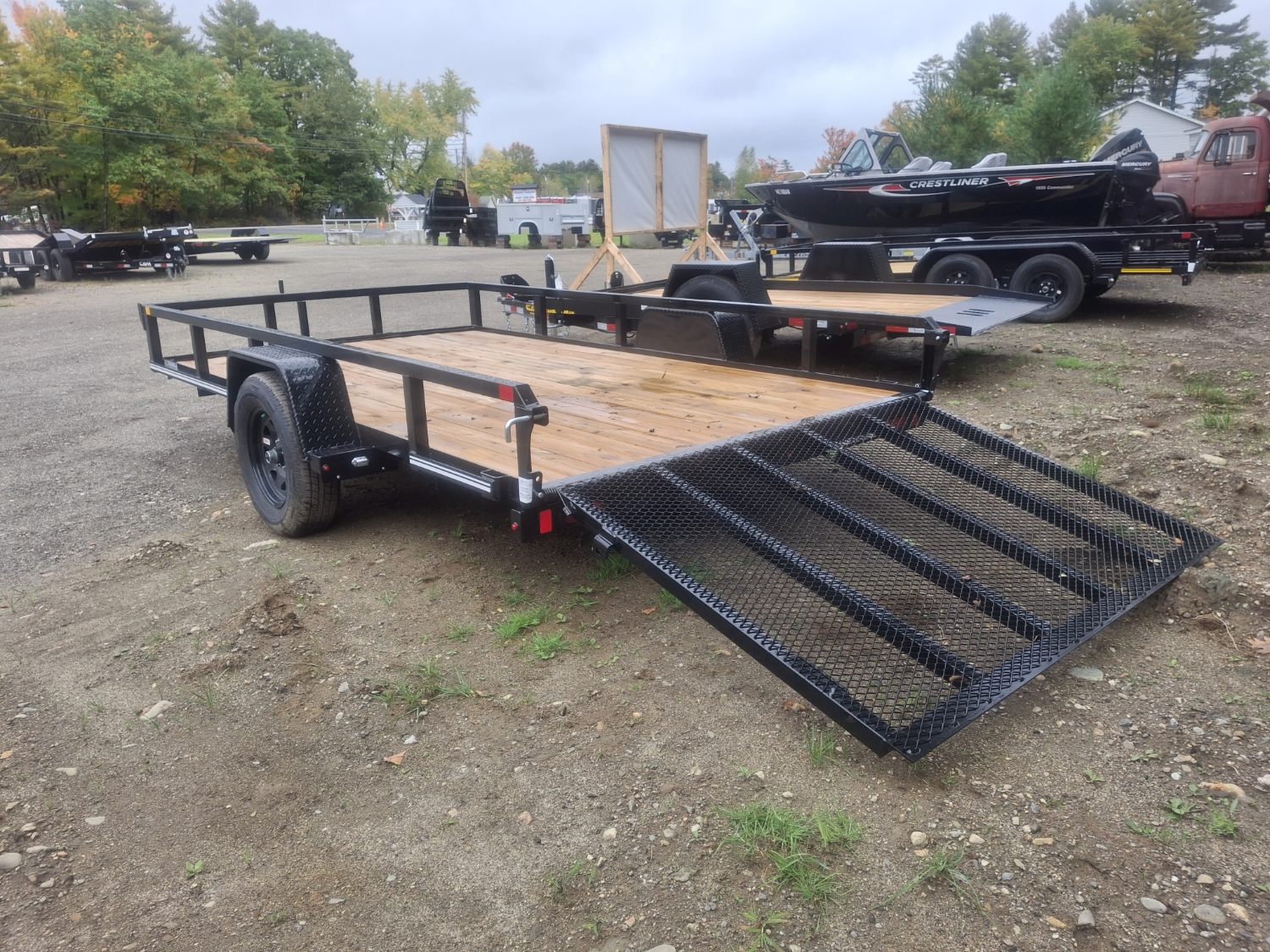 2026 Cam Superline 7' x 12' 3k Single Axle Utility Trailer Utility Trailer