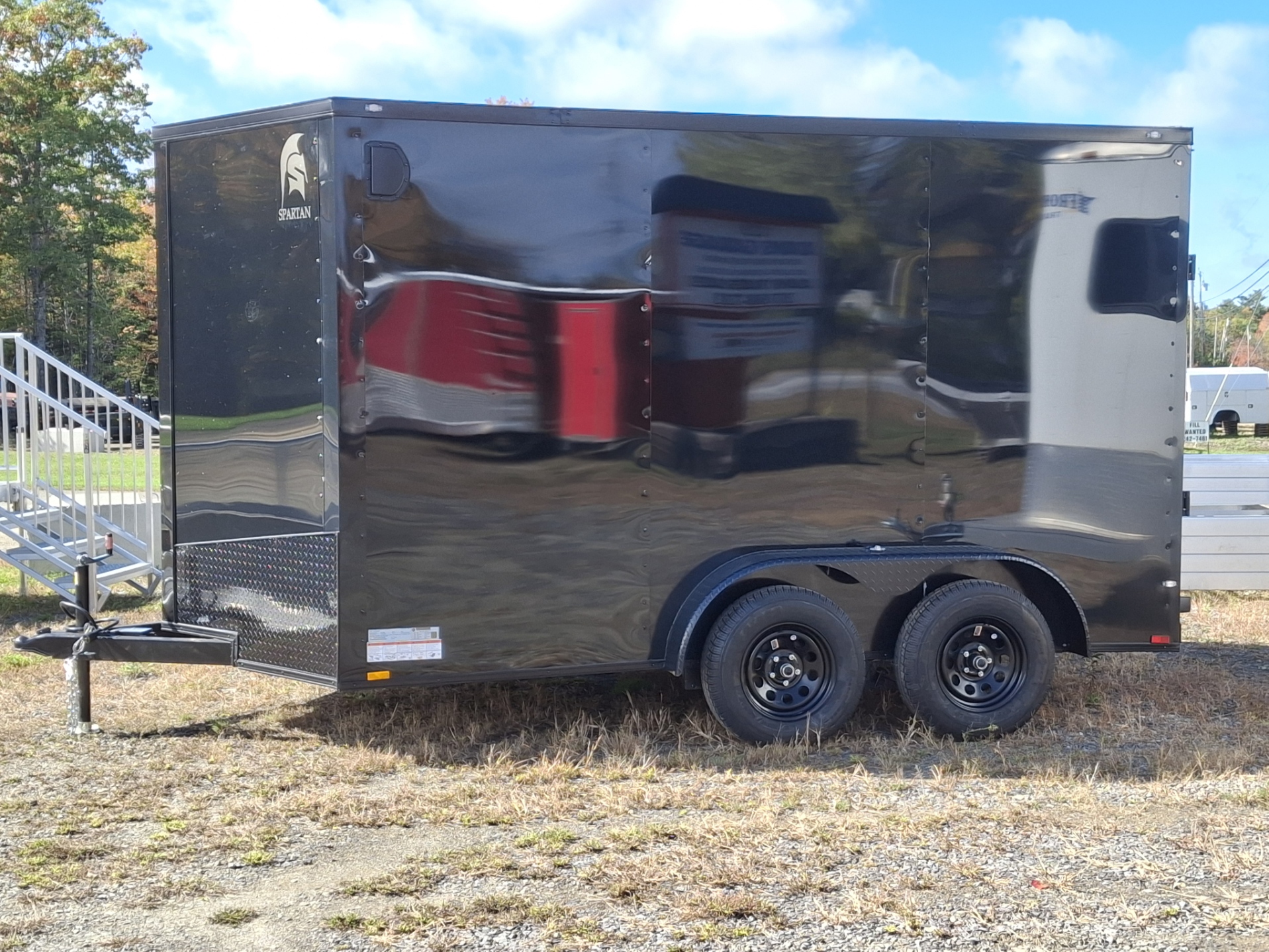 2026 Spartan Cargo Trailers 7’ x 12’ Tandem Axle Enclosed Cargo Trailer