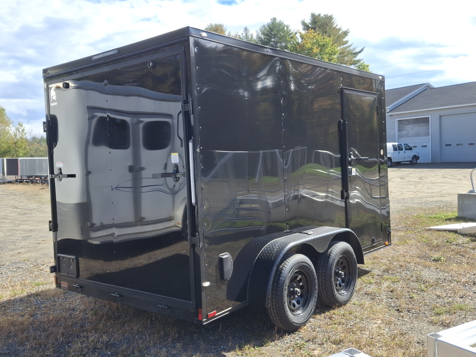 2026 Spartan Cargo Trailers 7’ x 12’ Tandem Axle Enclosed Cargo Trailer